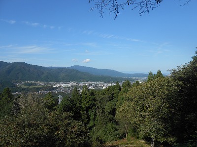 松尾山から関ヶ原を一望