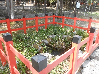 大原野神社　瀬和井の清水