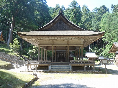 白山姫神社　拝殿