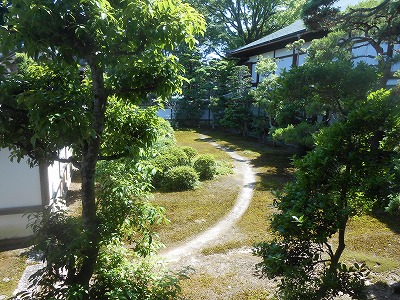 滋賀院門跡　蹴鞠の庭